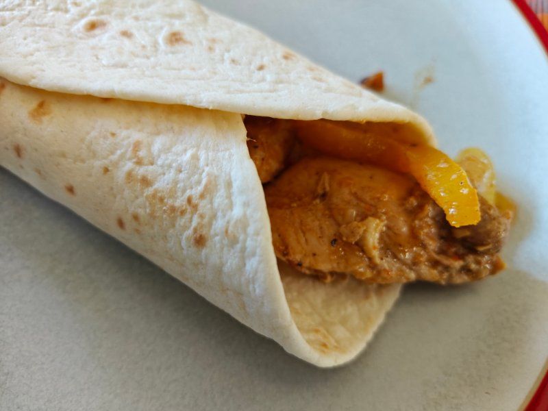 Chicken Fajita Tortilla Wrap